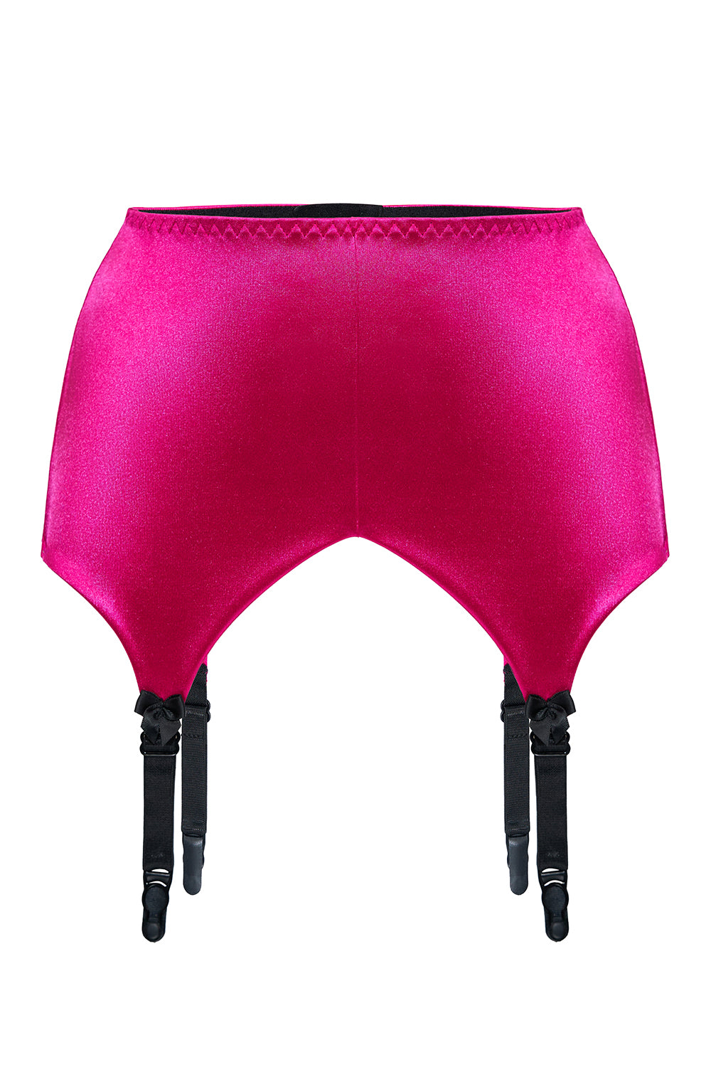 Virginia fuchsia garter belt