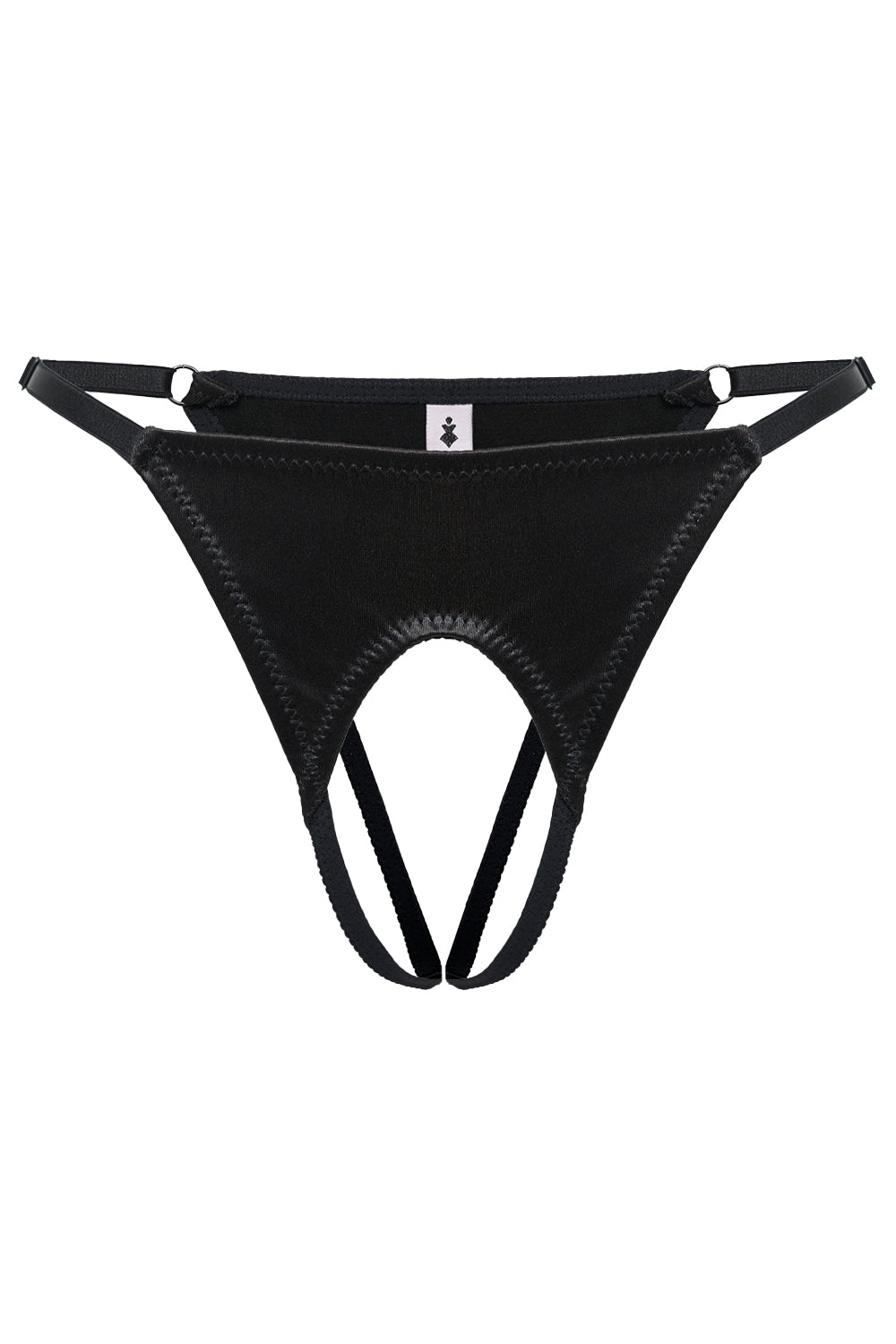 BadGirl Black open panties by Secret Room