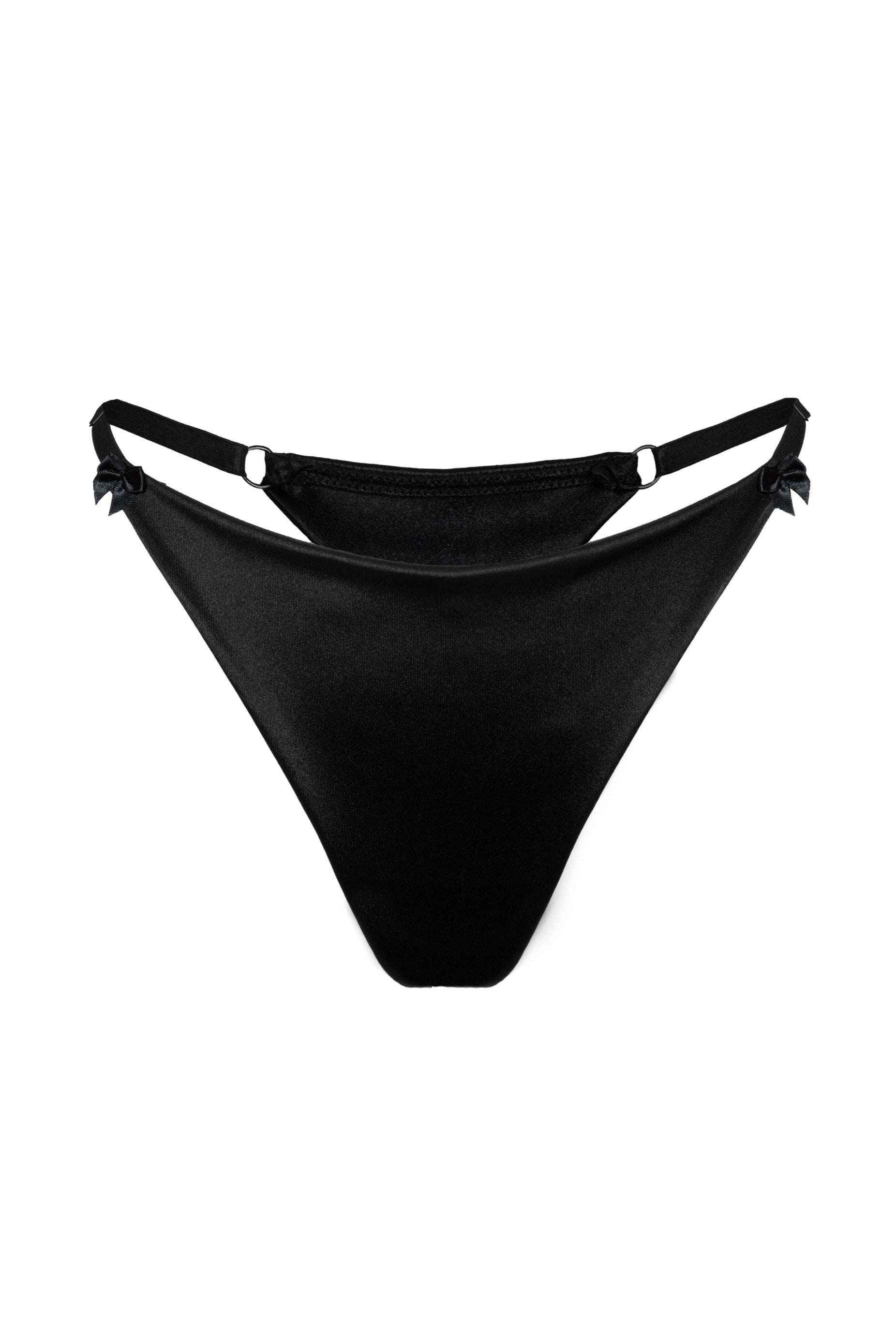 Virginia black thongs