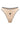 Mandy Beige with black heart thongs