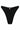 Understar black braziliana thongs