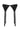 Alfa black sequin garter belt