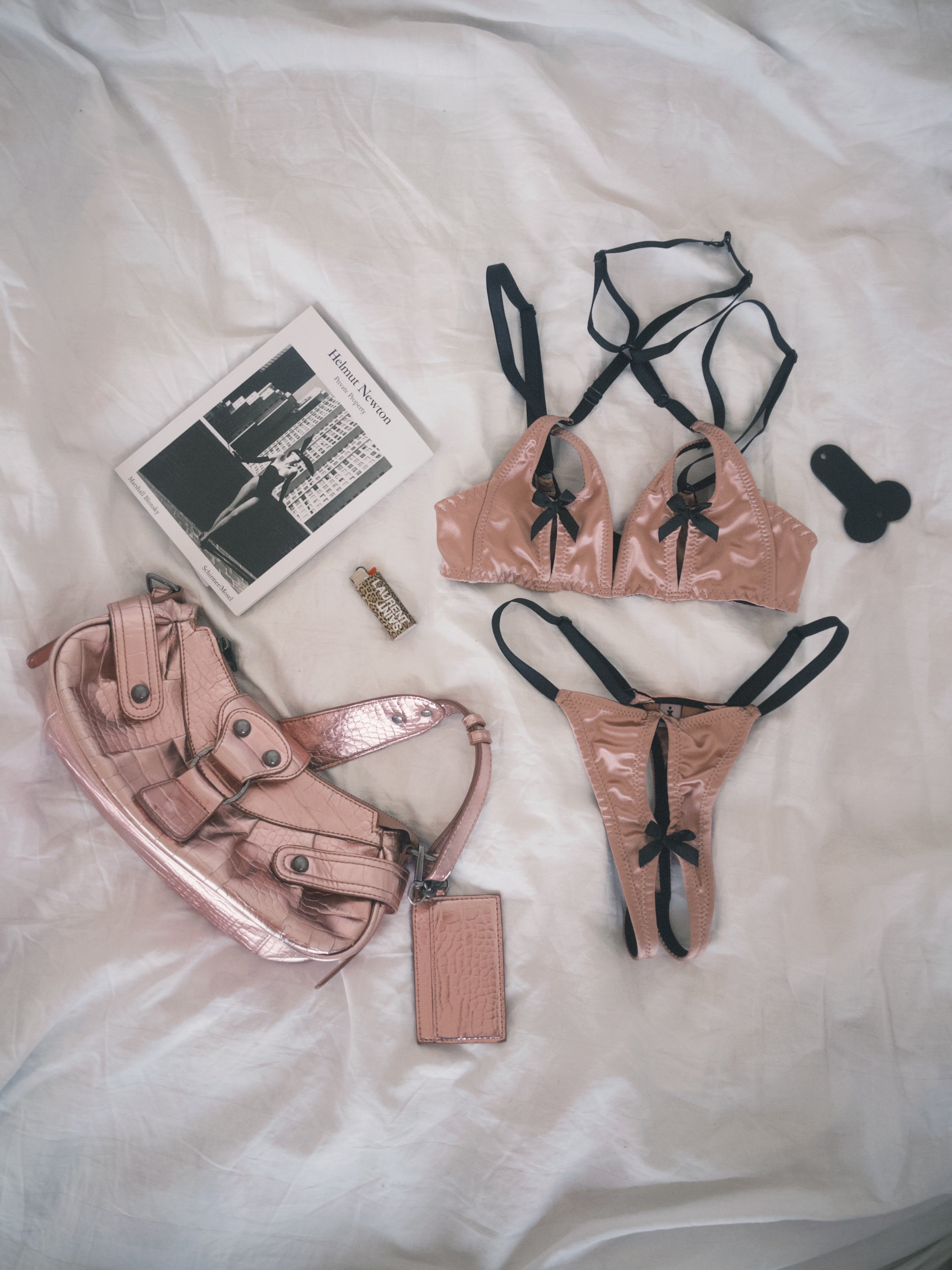 Freya Pink open bra by Secret Room