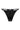 Alfa black sequin thongs