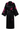 Kasumi Signatures black garden kimono robe