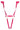 Police Fuchsia bodysuit Transformer by Secret Room