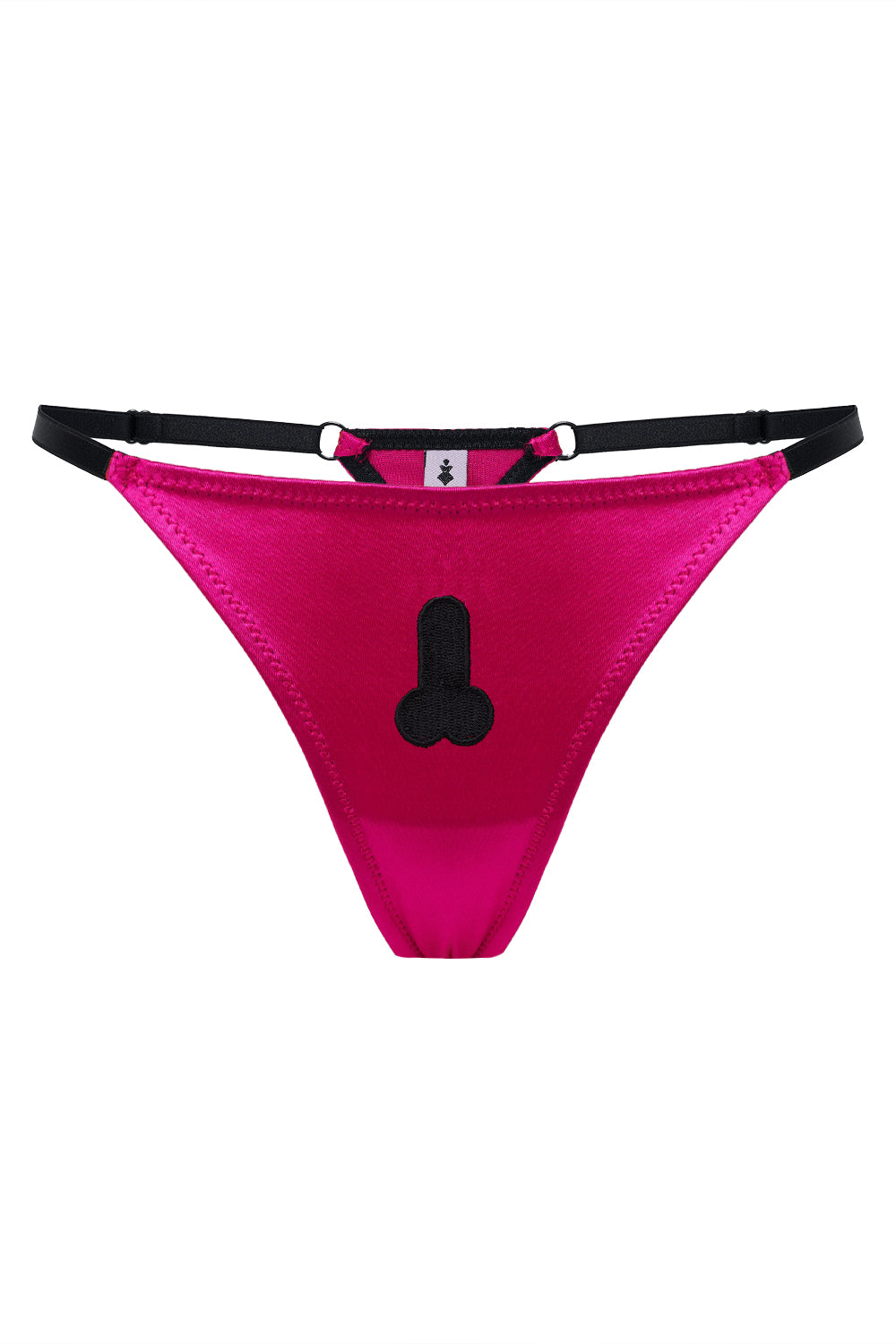 Dickie Fuchsia/Black ultra thongs