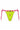 Mandy Lime heart thongs with ties