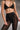 Alfa black sequin garter belt
