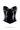 Malificenta basic Black corset by Secret Room
