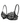 Elara French lace black underwired bra