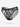 Elara black braziliana panties