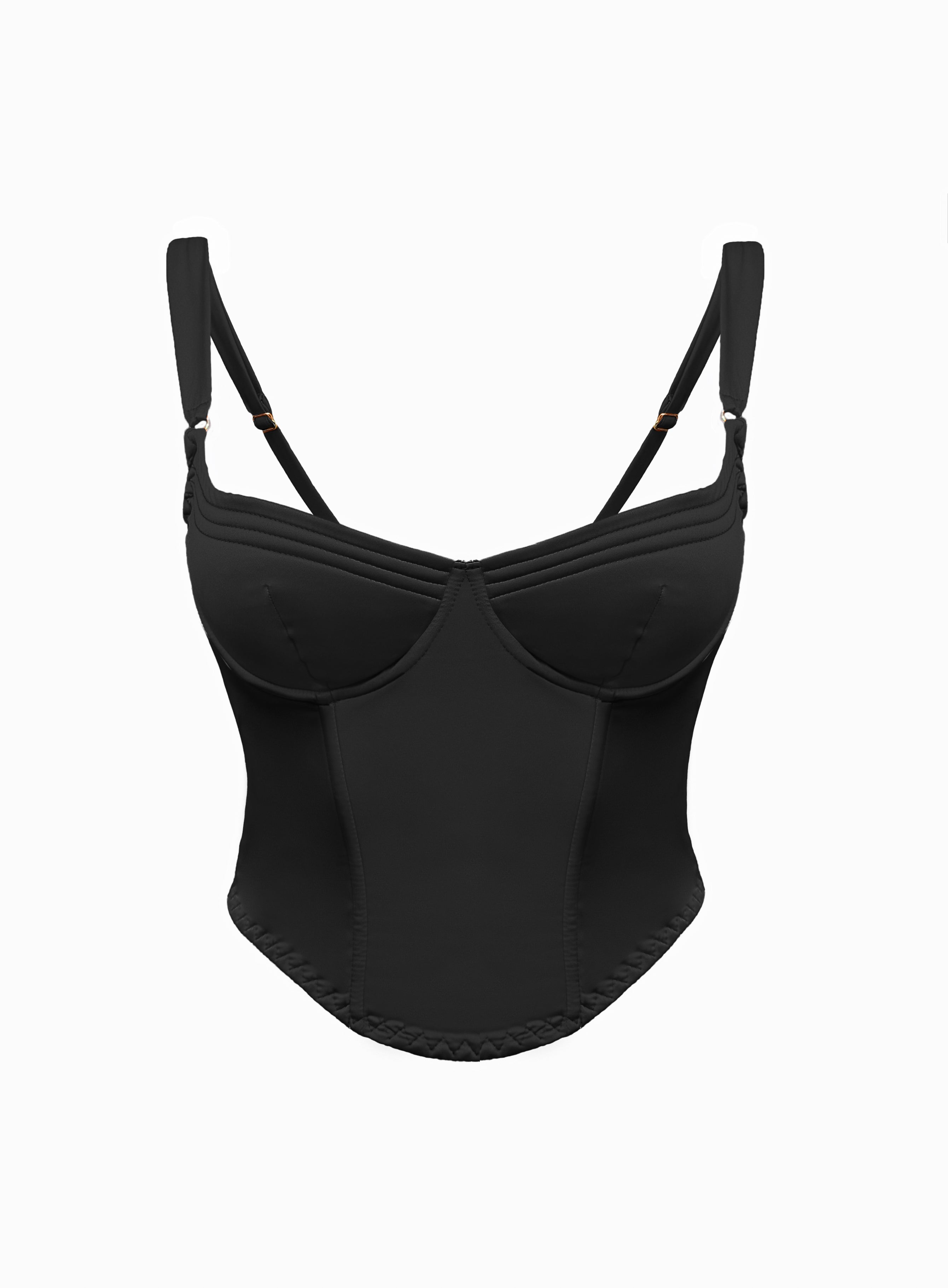 Cymothoe Black corset for YULIA NELSON