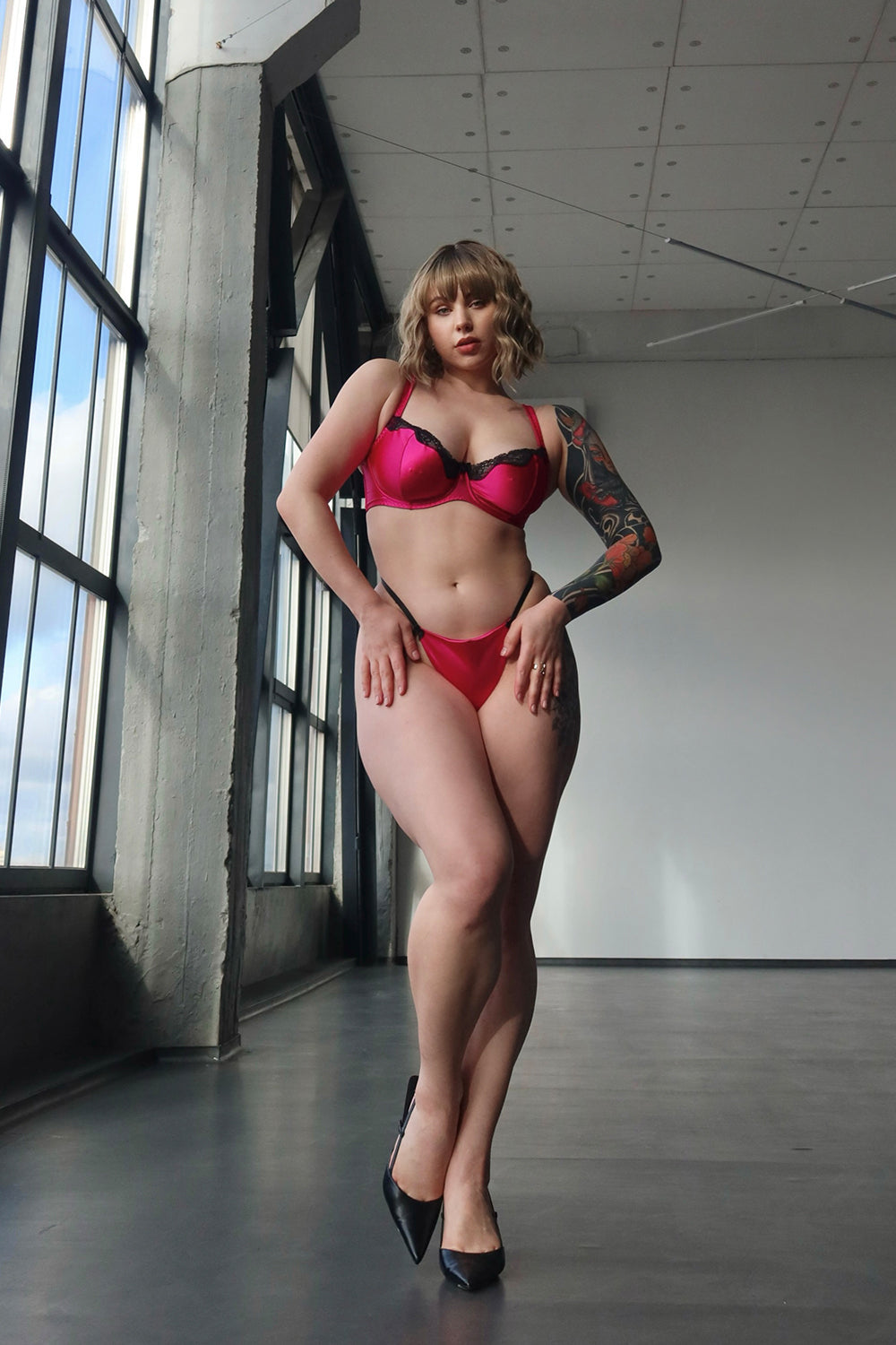 Virginia fuchsia bra