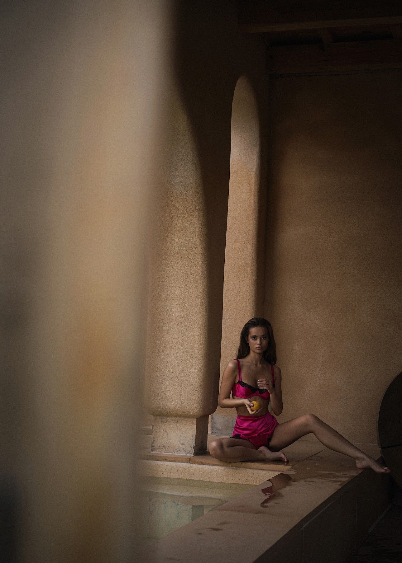 Virginia fuchsia bra