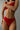 Genevieve Red high-waisted thongs - yesUndress