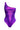 Amelia metallic violet swimsuit - yesUndress