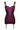 Cymothoe Plum garter dress - yesUndress