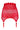 Paulette Red garter belt - yesUndress