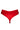 Genevieve Red high-waisted thongs - yesUndress