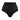 Aura black high waisted slip panties - yesUndress