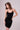 Velvetta black dress with chains
