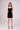 Velvetta black dress with chains
